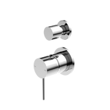Mecca Shower Nero Mixer With Divertor Separate Back Plate - Chrome