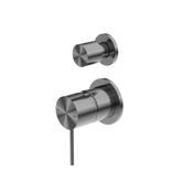 Mecca Shower Nero Mixer With Divertor Separate Back Plate - Gunmetal