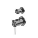 Mecca Shower Nero Mixer With Divertor Separate Back Plate - Gunmetal