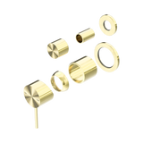 Nero Mecca Shower Mixer With Diverter Separate Back Plate Trim Kits Only - Brushed Gold