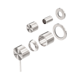 Nero Mecca Shower Mixer With Diverter Separate Back Plate Trim Kits Only - Brushed Nickel