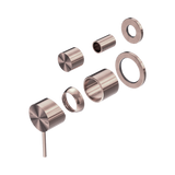 Nero Mecca Shower Mixer With Diverter Separate Back Plate Trim Kits Only - Brushed Bronze