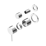 Nero Mecca Shower Mixer With Diverter Separate Back Plate Trim Kits Only - Chrome