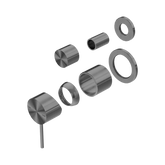 Nero Mecca Shower Mixer With Diverter Separate Back Plate Trim Kits Only - Gunmetal