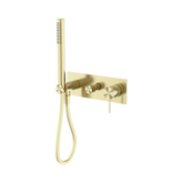 Nero Mecca Shower Mixer Diverter System - Brushed Gold