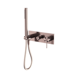 Nero Mecca Shower Mixer Diverter System - Brushed Bronze