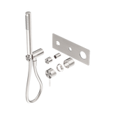 Nero Mecca Shower Mixer Diverter System Trim Kits Only - Brushed Nickel