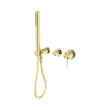 Nero Mecca Shower Mixer Diverter System Separate Back Plate - Brushed Gold