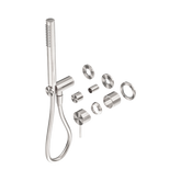 Nero Mecca Shower Mixer Diverter System Separate Back Plate Trim Kits Only - Brushed Nickel