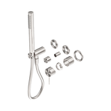 Nero Mecca Shower Mixer Diverter System Separate Back Plate Trim Kits Only - Brushed Nickel