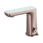 Nero Claudia Sensor Mixer With White Top Display - Brushed Bronze