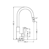 Pearl Pull Out Sink Nero Mixer With Vegie Spray Function - White