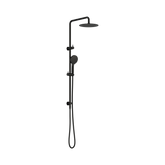 Nero Dolce II Twin Nero Shower - Matte Black