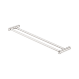 Nero New Mecca Double Towel Rail 600Mm - Brushed Nickel