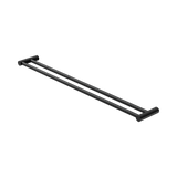 Nero New Mecca Double Towel Rail 800Mm - Matte Black