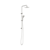 Nero Round Twin Shower With Air Shower I - Brushed Nickel