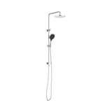 Nero Round Twin Shower With Air Shower II - Brushed Nickel
