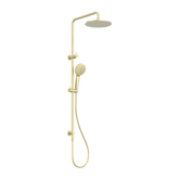 Nero Round Twin Shower - Brushed Gold