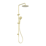 Nero Round Twin Shower - Brushed Gold