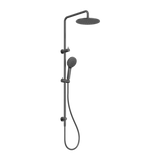 Nero Round Twin Shower - Gunmetal