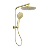 Mecca 2 In 1 Twin Nero Shower - Brushed Gold