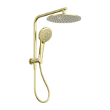 Nero Mecca 2 In 1 Twin Shower - Brushed Gold