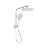 Mecca 2 In 1 Twin Nero Shower - Brushed Nickel