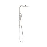 Bianca Twin Nero Shower - Brushed Nickel