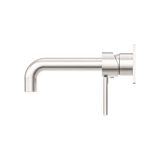 Dolce Wall Basin Nero Mixer (Stylish Spout) Shower - Brushed Nickel