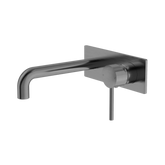 Nero Dolce Wall Basin/Bath Mixer - Gunmetal