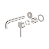 Nero Dolce Wall Basin/Bath Mixer Separate Back Plate Trim Kits Only - Brushed Nickel