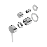 Nero Dolce Shower Mixer With Diverter Separate Back Plate Trim Kits Only - Chrome