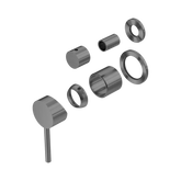 Nero Dolce Shower Mixer With Diverter Separate Back Plate Trim Kits Only - Gunmetal