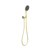Nero Opal Shower On Bracket With Air Shower II - Brushed Gold