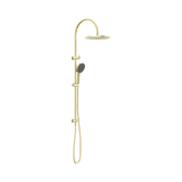 Nero Opal Twin Shower With Air Shower II - Brushed Gold
