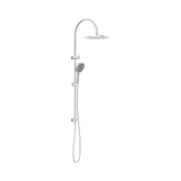 Nero Opal Twin Shower With Air Shower II - Brushed Nickel