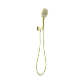 Nero Opal Shower On Bracket - Brushed Gold