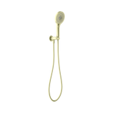 Nero Opal Shower On Bracket - Brushed Gold