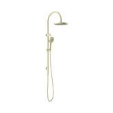 Nero Opal Twin Shower - Brushed Gold