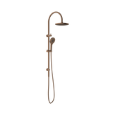 Nero Opal Twin Shower - Brushed Bronze