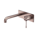 Nero Opal Wall Basin/Bath Mixer 260Mm - Brushed Bronze