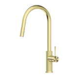 Opal Pull Out Sink Nero Mixer With Vegie Spray - Brushed Gold