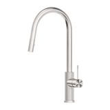 Opal Pull Out Sink Nero Mixer With Vegie Spray - Brushed Nickel