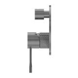 Nero Opal Shower Mixer With Divertor - Gunmetal