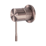 Nero Opal Shower Mixer 60Mm Plate - Brushed Bronze
