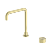 Nero Opal Progressive Tall Basin Set - Brushed Gold