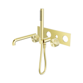 Nero Opal Progressive Shower System With Spout 250Mm Trim Kits Only - Brushed Gold