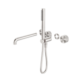 Nero Opal Progressive Shower System Sep. Plate C/W Spout 230Mm Trim Kit Only - Brushed Nickel