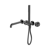 Nero Opal Progressive Shower System Separate Plate With Spout 250Mm - Graphite