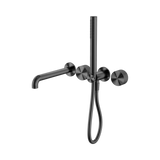 Nero Opal Progressive Shower System Separate Plate With Spout 250Mm - Graphite